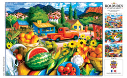 Puzzle Masterpieces:  550 Piece Roadsides of the Southwest - Summer Fresh