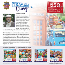 Puzzle Masterpieces:  550 Piece Travel Diary - London