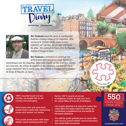 Puzzle Masterpieces:  550 Piece Travel Diary - Amsterdam