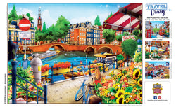 Puzzle Masterpieces:  550 Piece Travel Diary - Amsterdam
