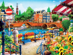 Puzzle Masterpieces:  550 Piece Travel Diary - Amsterdam