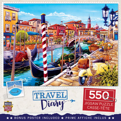 Puzzle Masterpieces:  550 Piece Travel Diary - Venice