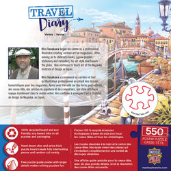 Puzzle Masterpieces:  550 Piece Travel Diary - Venice