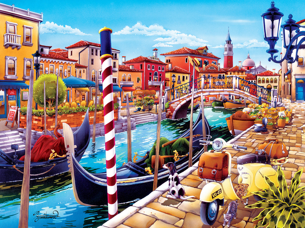 Puzzle Masterpieces:  550 Piece Travel Diary - Venice