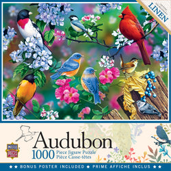 Puzzle Masterpieces: 1000 Piece Audubon - Songbird Collage