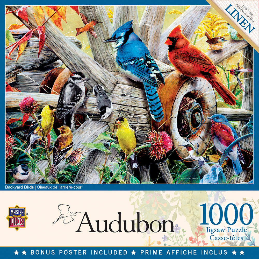 Puzzle Masterpieces: 1000 Piece Audubon - Backyard Birds