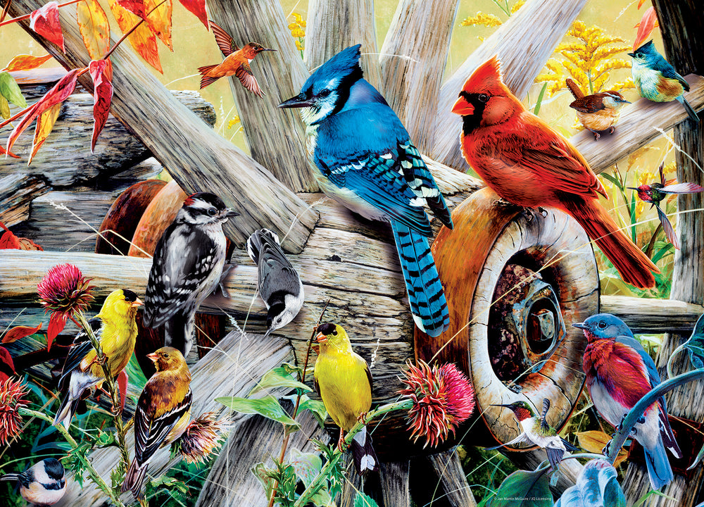 Puzzle Masterpieces: 1000 Piece Audubon - Backyard Birds
