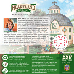 Puzzle Masterpieces:  550 Piece Heartland Collection - The Quilt Barn