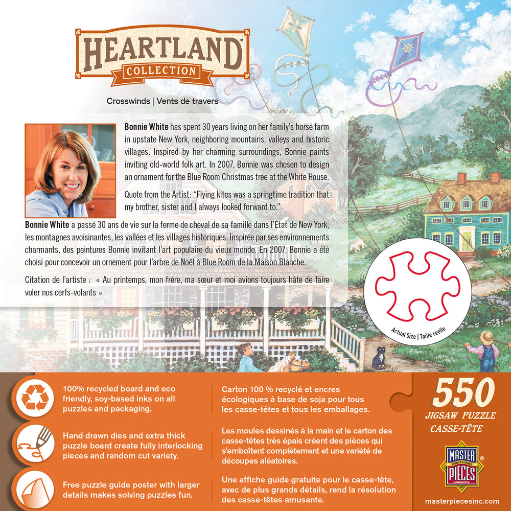 Puzzle Masterpieces:  550 Piece Heartland Collection - Crosswinds