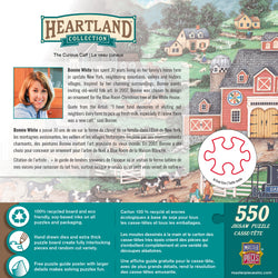 Puzzle Masterpieces:  550 Piece Heartland Collection - The Curious Calf