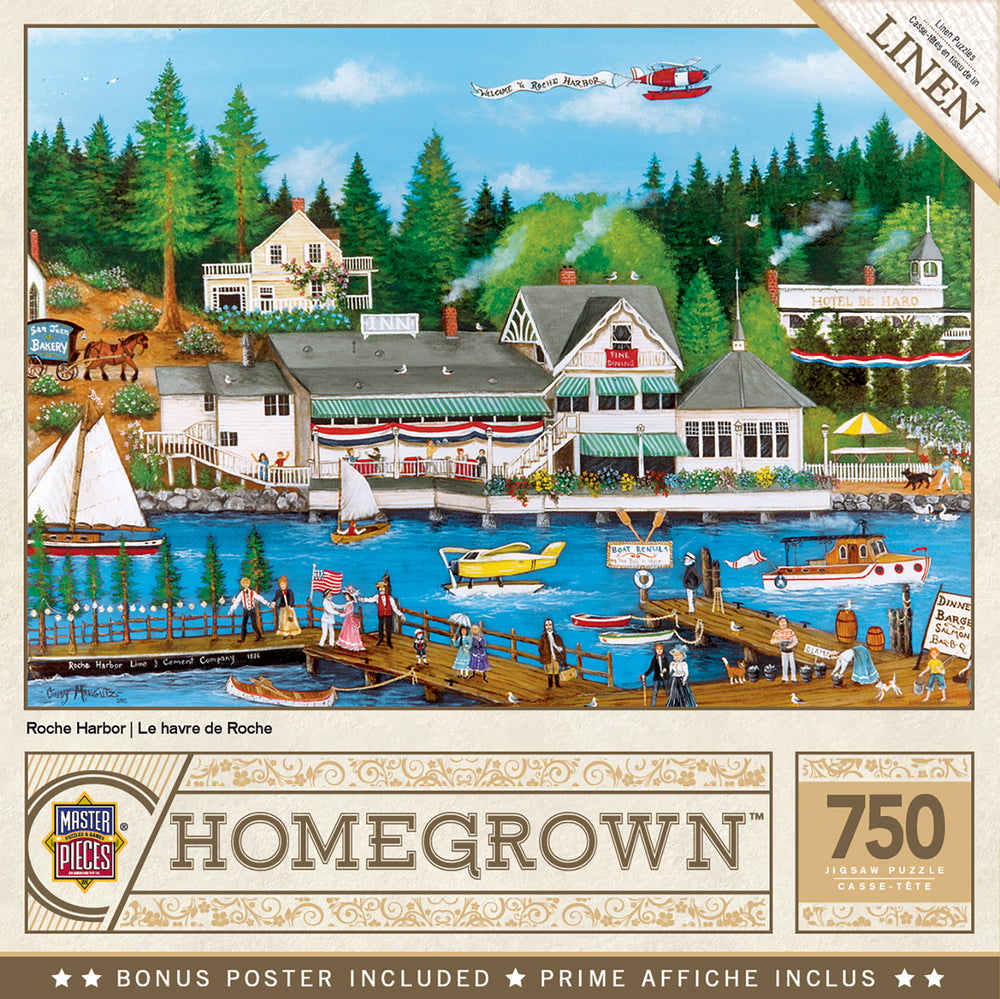 Puzzle Masterpieces:  750 Piece Homegrown - Roche Harbor