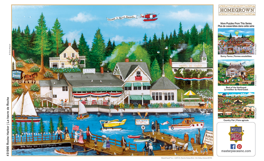 Puzzle Masterpieces:  750 Piece Homegrown - Roche Harbor