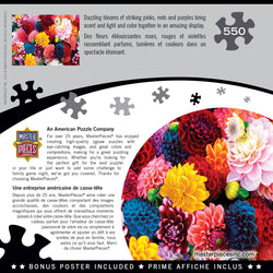 Puzzle Masterpieces:  550 Piece Brilliance - Beautiful Blooms