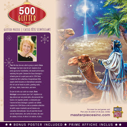 Puzzle Masterpieces:  500 Piece Glitter Holiday - Three Magi