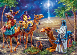 Puzzle Masterpieces:  500 Piece Glitter Holiday - Three Magi