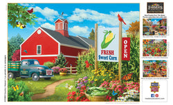 Puzzle Masterpieces:  750 Piece Farmer's Market - Country Heaven