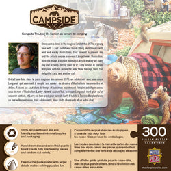 Puzzle Masterpieces:  300 piece EzGrip Campside - Campsite Trouble