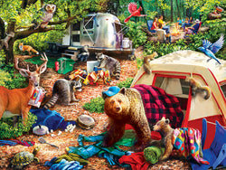 Puzzle Masterpieces:  300 piece EzGrip Campside - Campsite Trouble