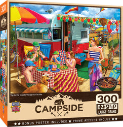 Puzzle Masterpieces:  300 piece EzGrip Campside - Trip to the Coast