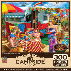 Puzzle Masterpieces:  300 piece EzGrip Campside - Trip to the Coast