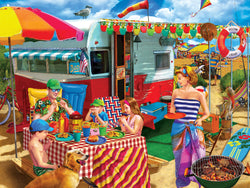 Puzzle Masterpieces:  300 piece EzGrip Campside - Trip to the Coast