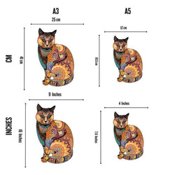 Puzzle Craft-Hub: Cat Inspired By Klimt