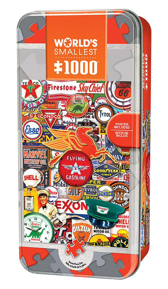 Puzzle Masterpieces: 1000 Piece World's Smallest - Retro Petrol in a Tin
