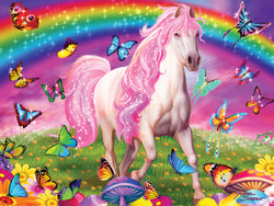 Puzzle Masterpieces:  300 Piece EZGRip Glow in the Dark - Rainbow World