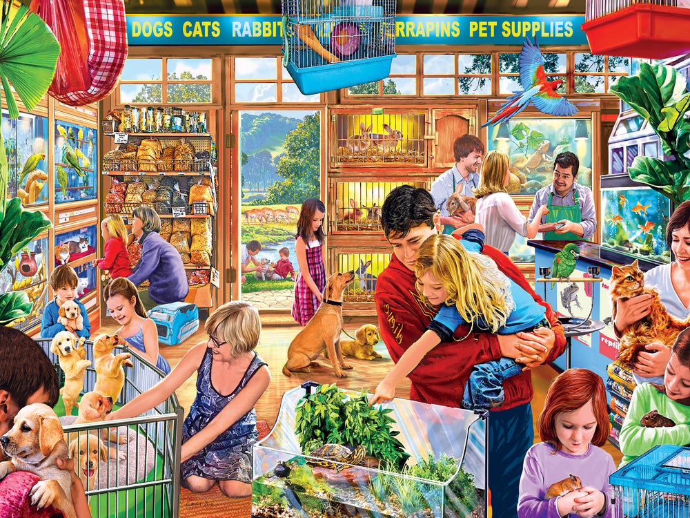 Puzzle Masterpieces:  750 Piece Shopkeepers - Lucy's First Pet