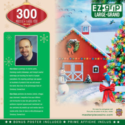 Puzzle Masterpieces:  300 Piece EzGrip Holiday - Country Christmas