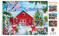 Puzzle Masterpieces:  300 Piece EzGrip Holiday - Country Christmas