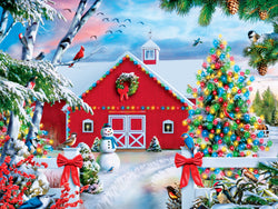 Puzzle Masterpieces:  300 Piece EzGrip Holiday - Country Christmas