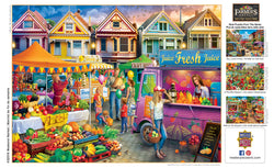 Puzzle Masterpieces:  750 Piece Farmer's Market - Weekend Market