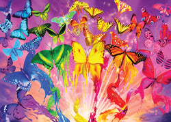 Puzzle Masterpieces:  500 Piece Hidden Images Glow In The Dark - Metamorphosis
