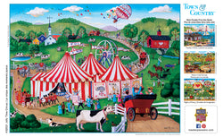 Puzzle Masterpieces:  300 piece EzGrip Town & Country - Jolly Time Circus