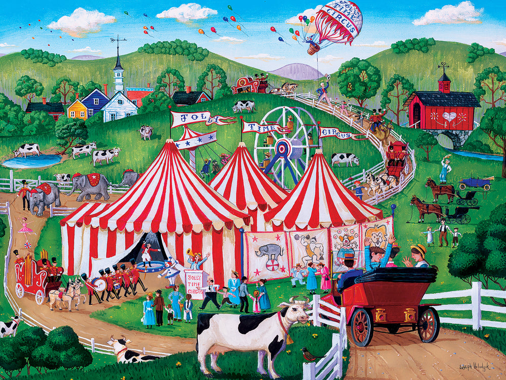 Puzzle Masterpieces:  300 piece EzGrip Town & Country - Jolly Time Circus