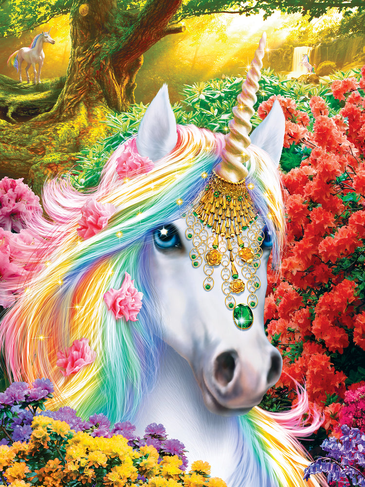 Puzzle Masterpieces:  300 Piece EZGRip Glow in the Dark - Her Majesty's Jewels