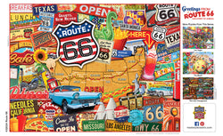 Puzzle Masterpieces:  550 Piece Greetings From - Route 66