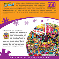 Puzzle Masterpieces:  550 Piece Greetings From - Las Vegas