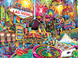 Puzzle Masterpieces:  550 Piece Greetings From - Las Vegas