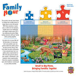 Puzzle Masterpieces:  400 piece Family Time - Creekside Gathering