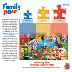 Puzzle Masterpieces:  400 piece Family Time - Marvelous Kittens