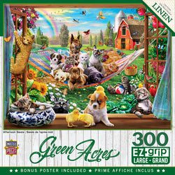 Puzzle Masterpieces:  300 piece EzGrip Green Acres - Afternoon Siesta
