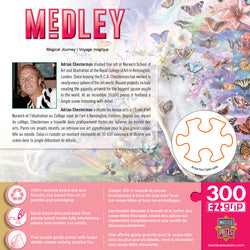Puzzle Masterpieces:  300 piece EzGrip Medley - Unicorns & Butterflies