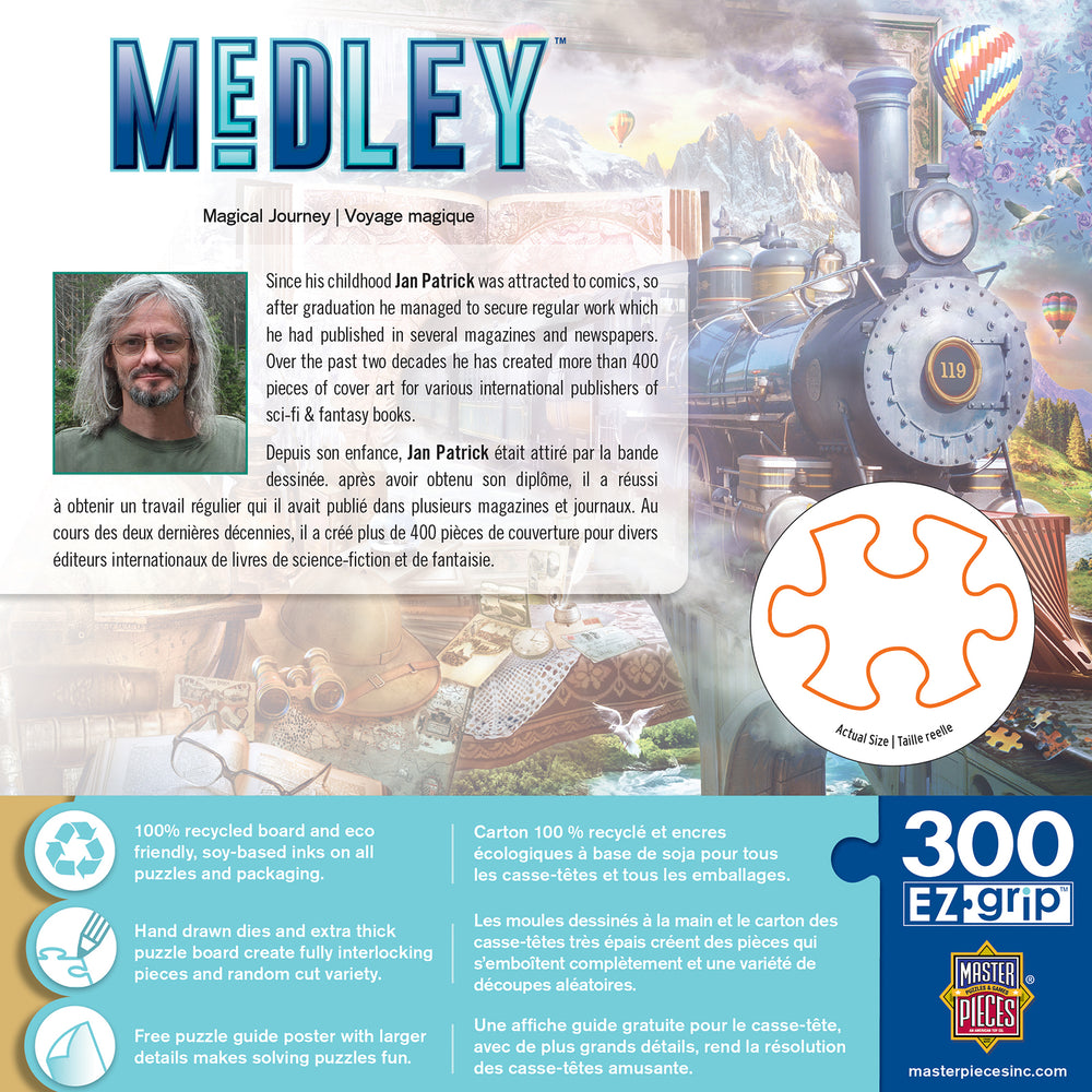 Puzzle Masterpieces:  300 piece EzGrip Medley - Magical Journey