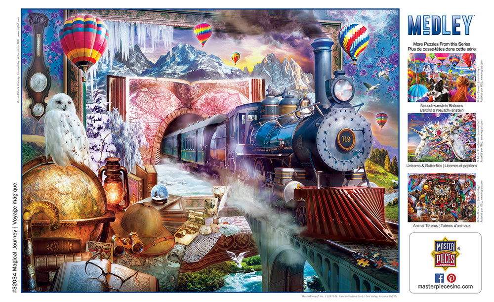Puzzle Masterpieces:  300 piece EzGrip Medley - Magical Journey