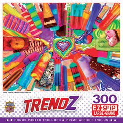 Puzzle Masterpieces:  300 piece EzGrip Trendz - Cool Treats