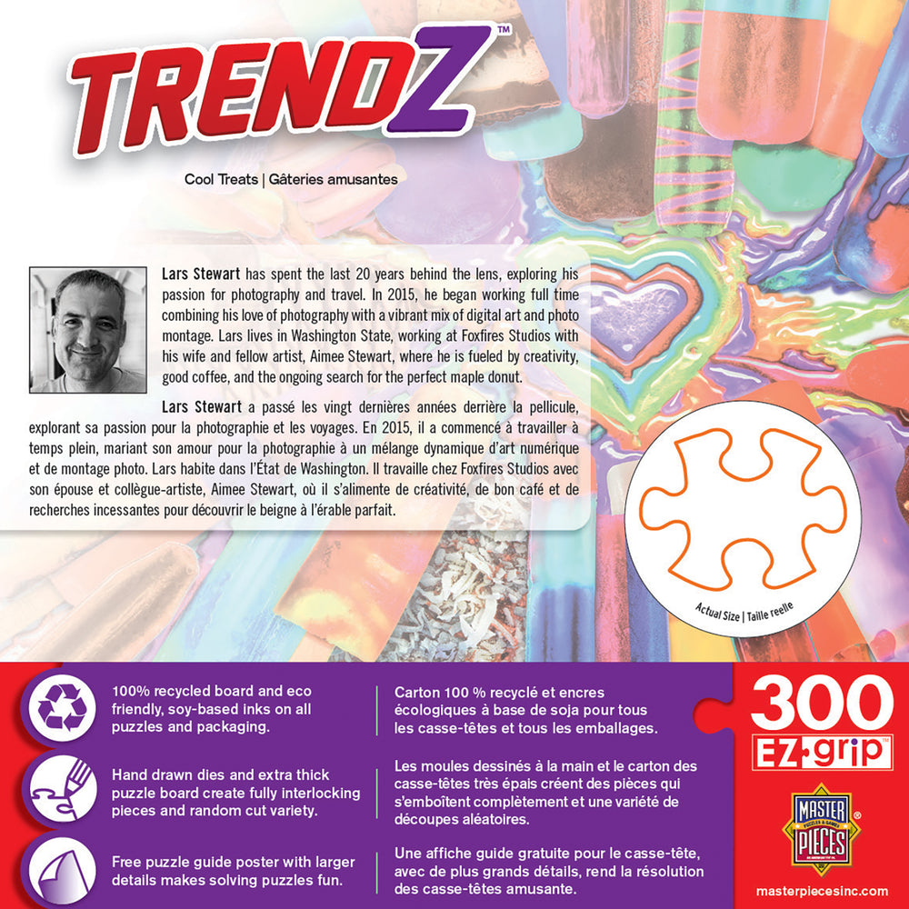Puzzle Masterpieces:  300 piece EzGrip Trendz - Cool Treats