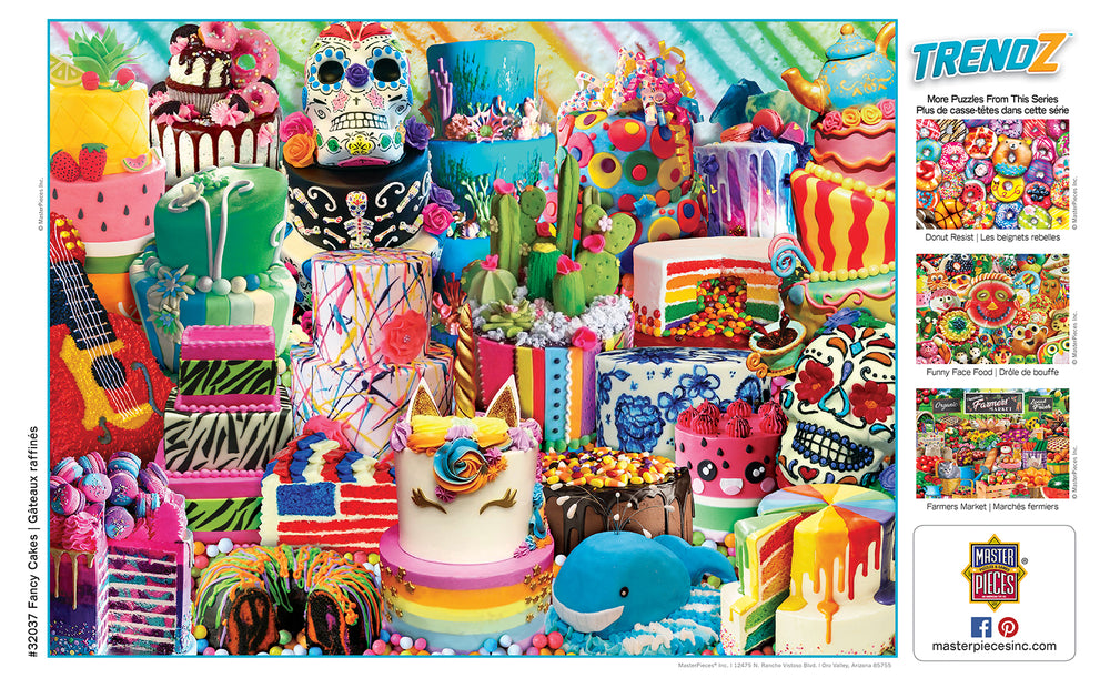 Puzzle Masterpieces:  300 piece EzGrip Trendz - Fancy Cakes
