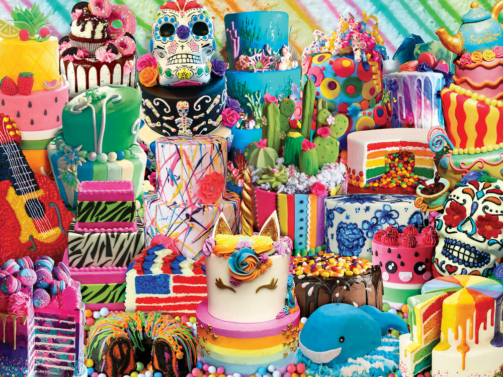 Puzzle Masterpieces:  300 piece EzGrip Trendz - Fancy Cakes